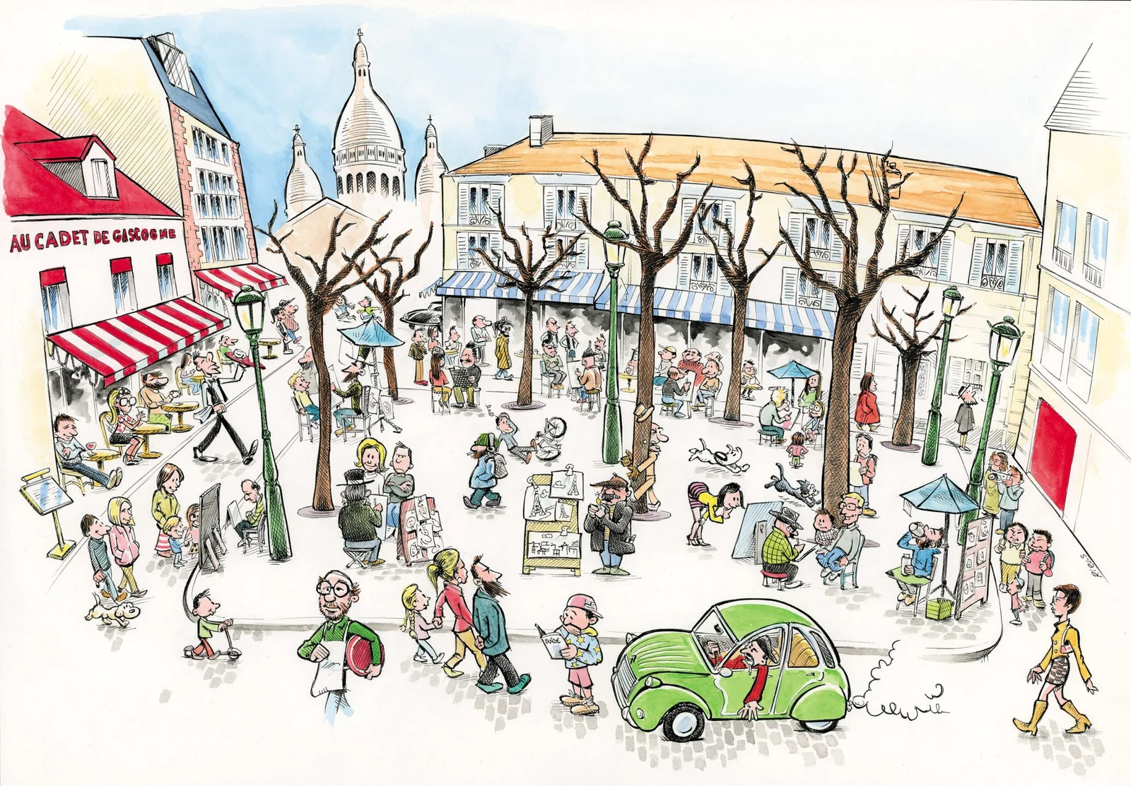 Place du Tertre Montmartre — Sébastien Rieu