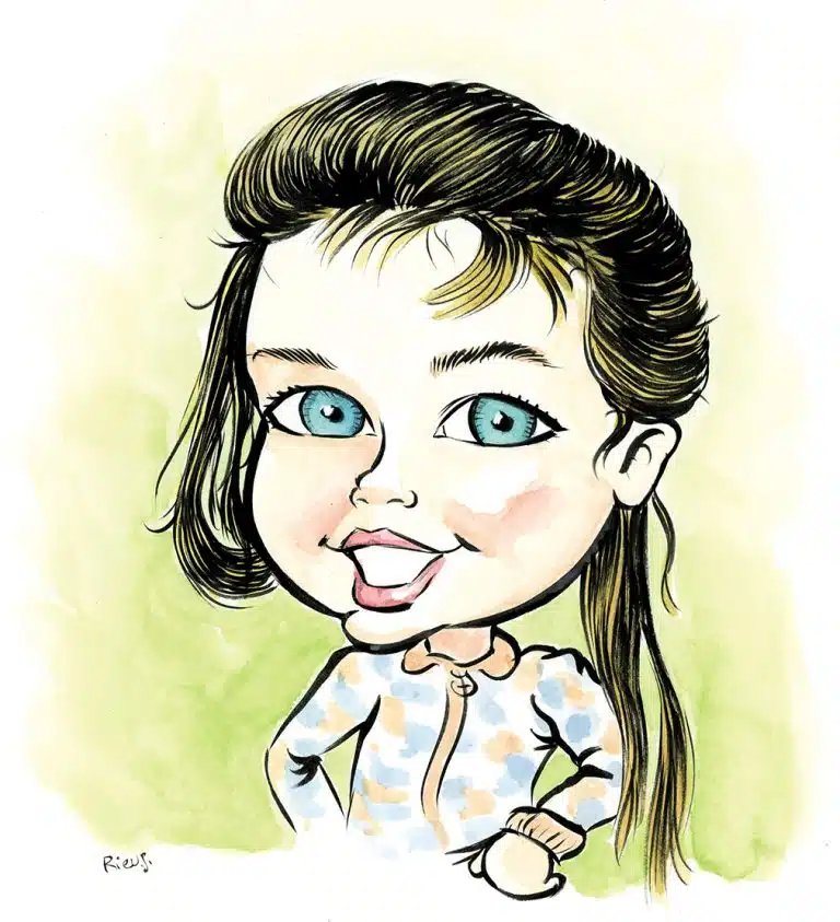 Caricature enfant — Sébastien Rieu