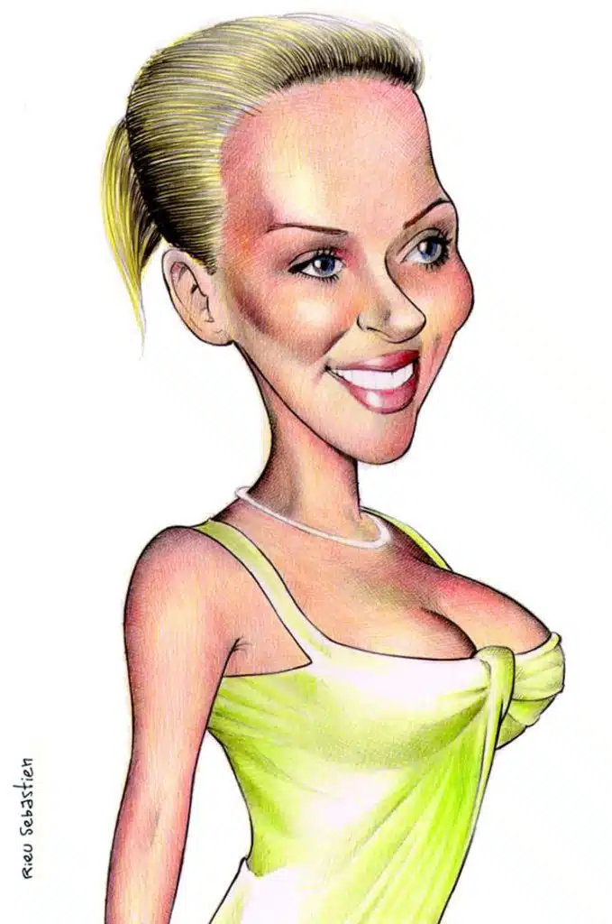 Scarlett Johansson caricature — Sébastien Rieu