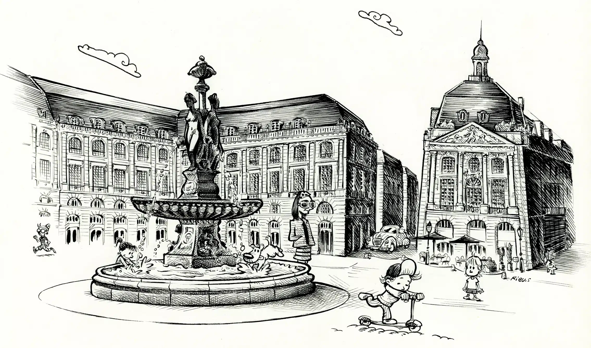 Place de la Bourse Bordeaux