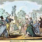 Monstrosities of 1822. Mocking the latest fashion trends.
