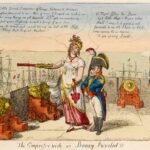 The Empress's Wish or Boney Puzzled!! (1810). Mocking Napoleon's remarriage to Marie-Louise of Austria.