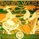 Werner Motorcycles (poster). Year: 1905. Advertising poster designed by Auguste Roubille.