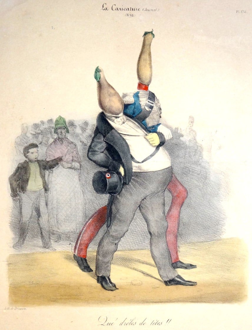 Twelve Satirical Vignettes (1832). Published in Le Charivari, a series of satirical vignettes commenting on daily life.