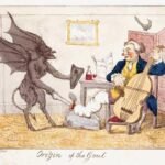 Origin of the Gout, 1815. Published four years after the artist's death.