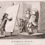 A Long Minuet as Danced at Bath — Henry William Bunbury (1782).