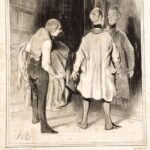 The Indispensable Visit — Honoré Daumier.