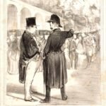 Strangers in Paris — queue at the Palace of Industry — Daumier.